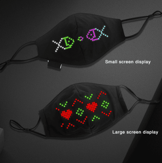 Bluetooth APP luminous LED luminous mask