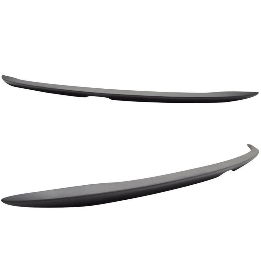 Sedan Rear Trunk Spoiler OE Style ABS Unpainted Black
