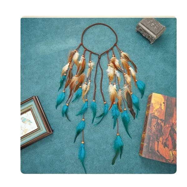 Bohemian Long Two-tone Feather Hair Band Feather Headwear