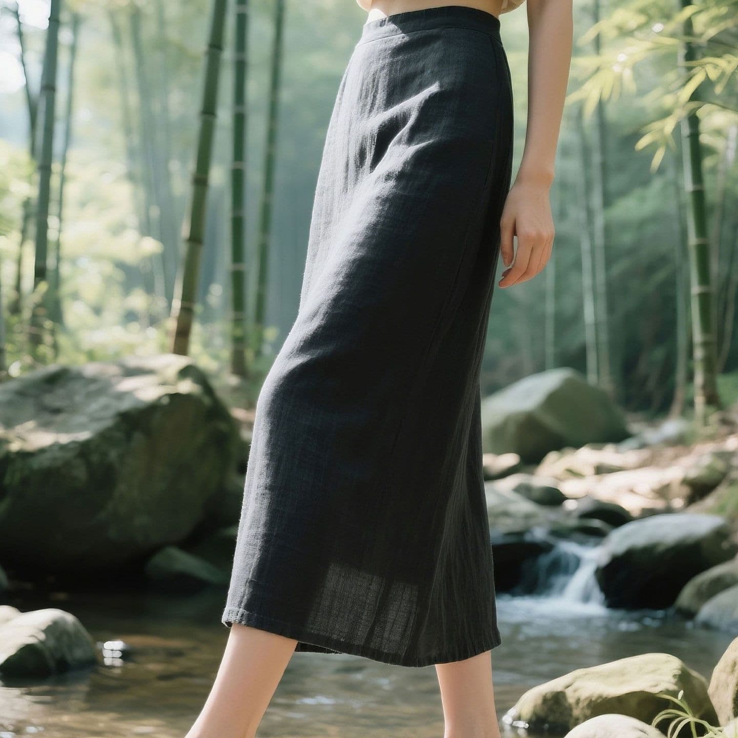 Summer Thin Straight Mid-length Dress For Women