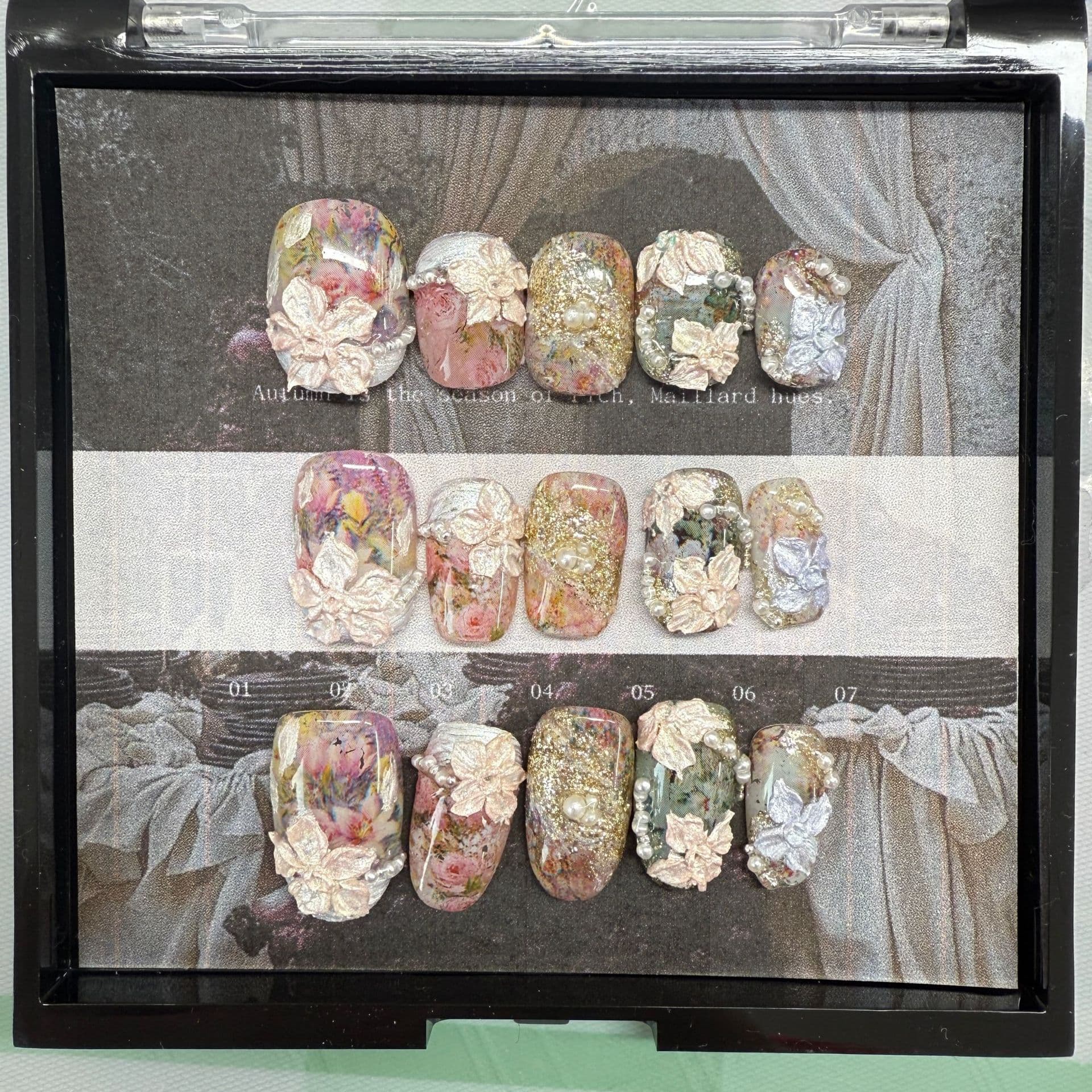 High-end Personalized Short-style Handmade Wearable Nails