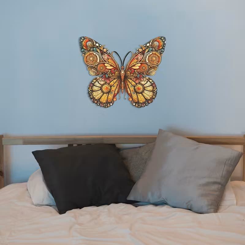 UV Gemstone Butterfly Home Wall Hanging Wall Decoration Craft