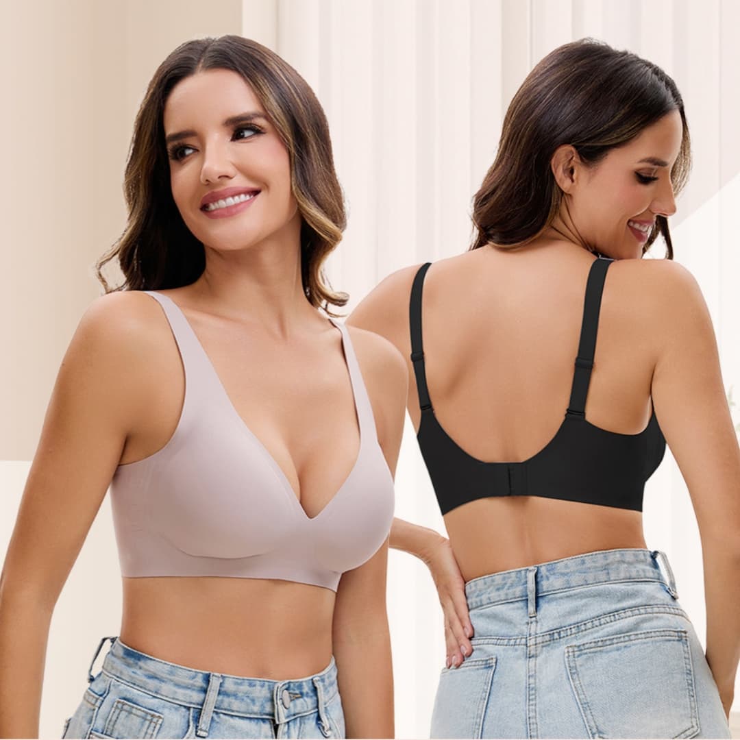 Seamless Wireless Comfortable Full-cup Womens Bra