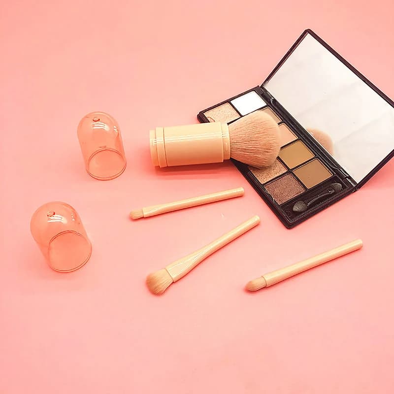 4in1 Portable Makeup Brush Set Beauty Brush