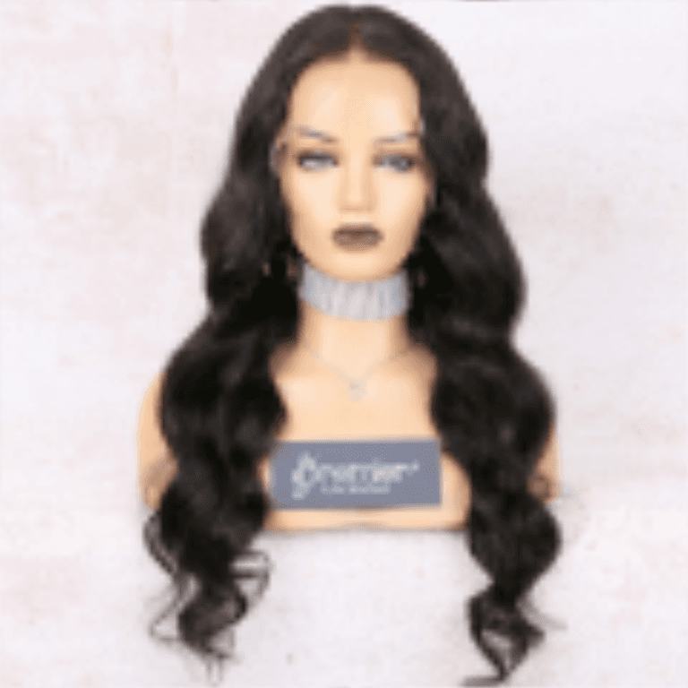 13x5 Lace Front Body Wave Middle Part Human Hair Wig Natural Color Density