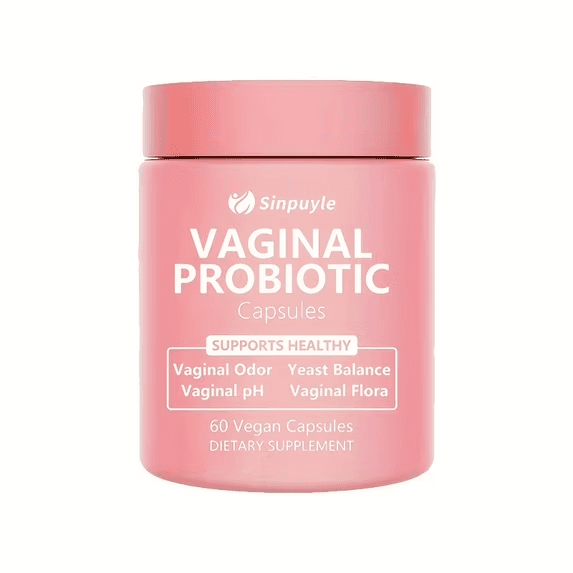 Feminine Vaginal Probiotic Supports PH Balance, Odor Control And Yeast Balance 60 Vegan Capsules