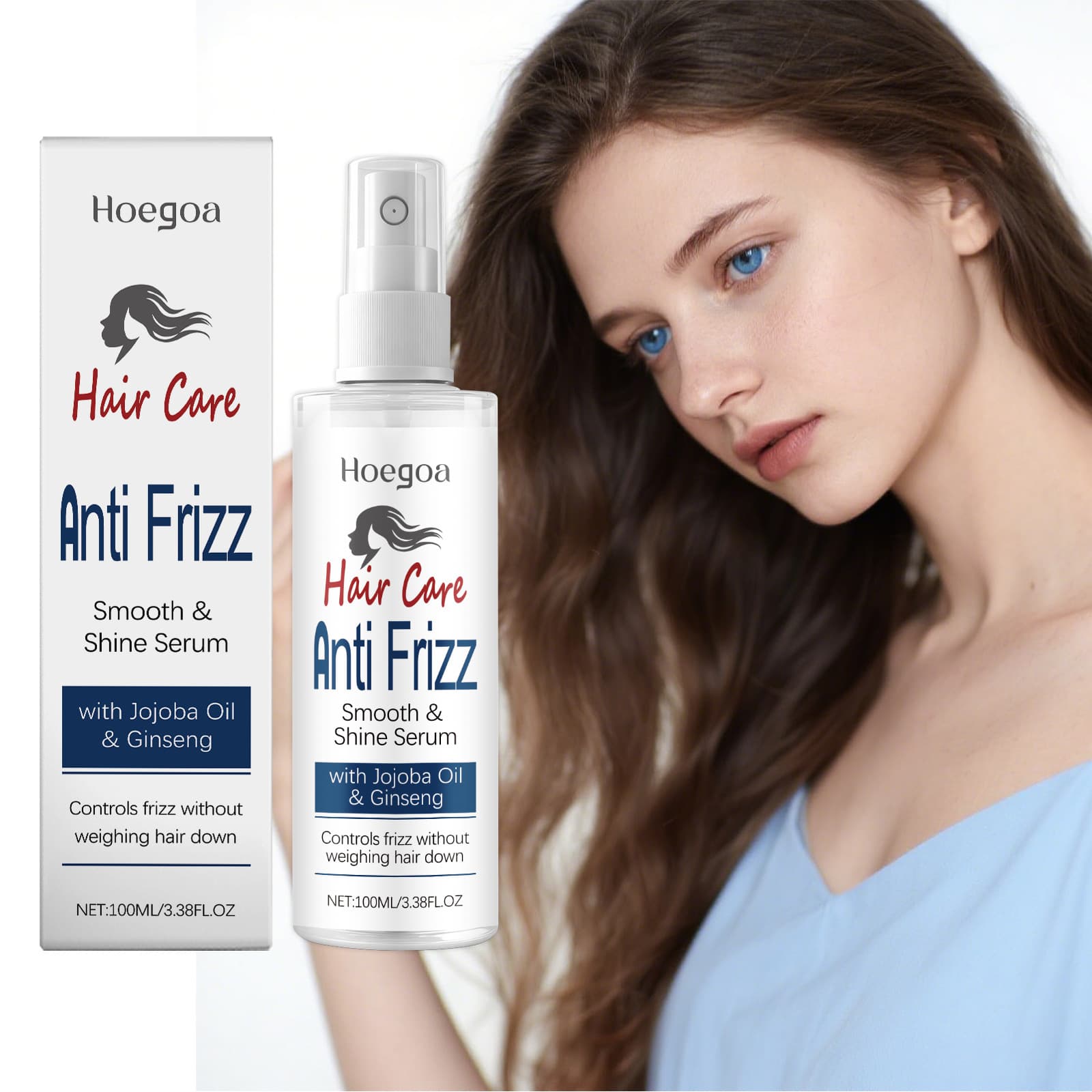 Smoothing Hair Nourishing Serum Spray Leaves Hair Soft Smooth And Light Nourishes Dry Frizzy And Damaged Hair