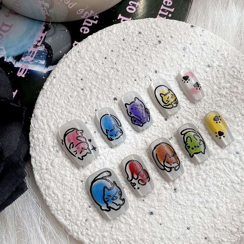 Good-looking Personality Princess Japanese Cat Eye Wear Armor