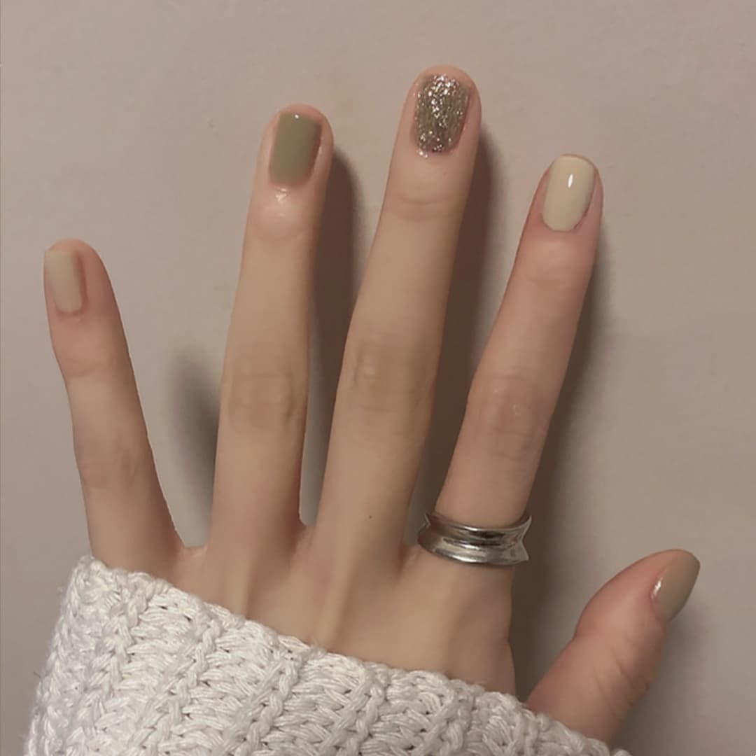 Women's Three-color New Ice Jelly Nude Color Gel Nail Polish Suit