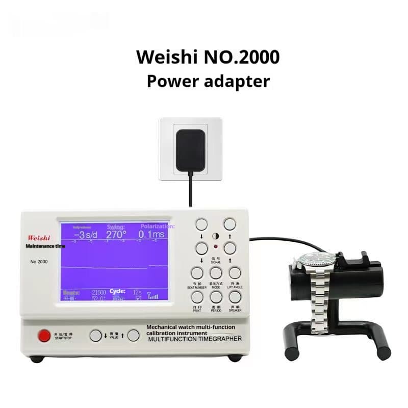 Mechanical Watch Timegrapher-dimensional Hour 2000 Meter Calibration And Detection Winding Machine Instantaneous Daily Difference Measurement Free Shipping