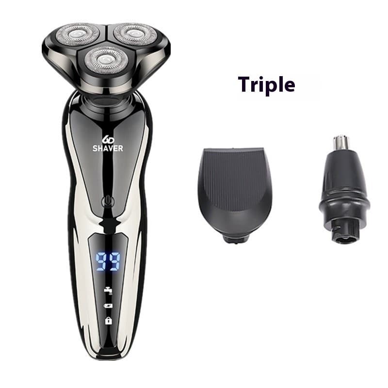 Smart Power Display Fast Charge Fully Washable Multi-function Electric Shaver