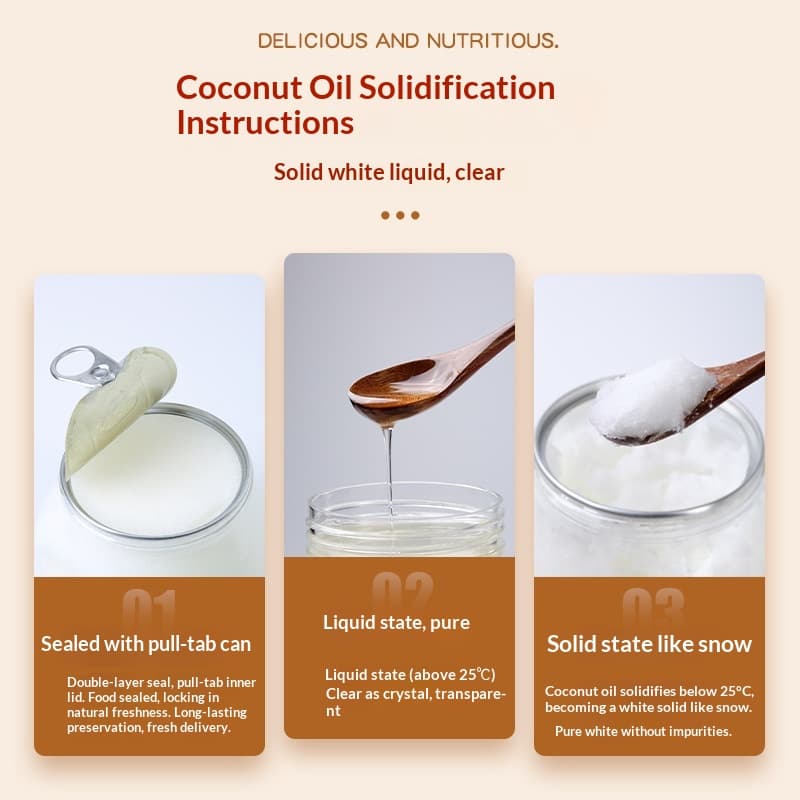 Cold-pressed Coconut Oil For Cooking Hair Care And Mouthwash